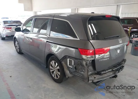 2014 Honda Odyssey Ex-L from USA, damaged, VIN 5FNRL5H65EB111978